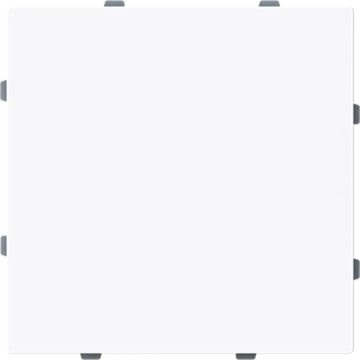 ABB Busch-Jaeger blindplaat met draagring - Art Linear studiowit (1742-44G)