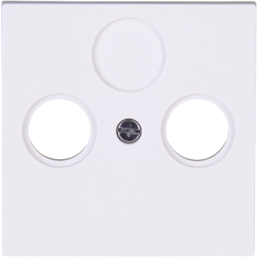 Kopp centraalplaat TV/FM - HK07 arctic wit (490913002)