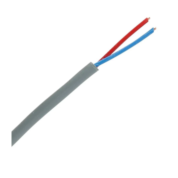 Dynamic signaalkabel YR 2x0.8mm² Dca-s2,d0,a3 grijs per rol 100 meter