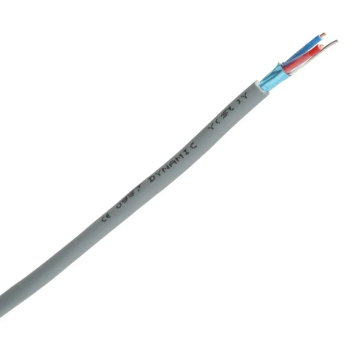 Dynamic signaalkabel afgeschermd Y(st)Y 1x2x0.8mm² Dca-s2,d0,a3 grijs per rol 100 meter
