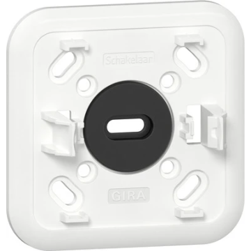 Gira ez­tl ob opbouw montageplaat 1-voudig voor schakelaar k/p - zuiver wit glanzend (305611)