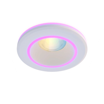 Calex Smart Halo LED inbouwspot RGB en CCT 6.5W 500lm IP44 - dimbaar (5301001100)