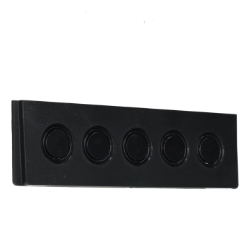 EMAT DistriFlow onderinvoer met 5 wartel-gaten - zwart (85290002)