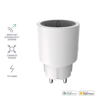 KLIKAANKLIKUIT Matter slimme stekker MACC-2300 - wit (70358)