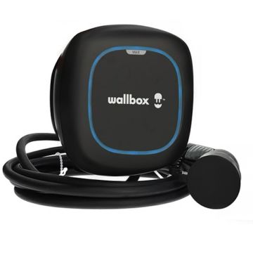 Wallbox Pulsar Max laadpaal (22kW) type 2 laadkabel 7 meter - zwart (PLP4-M-2-4-9-002)