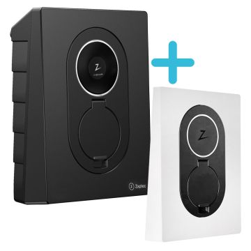 Zaptec GO 2 laadpaal (3.7 - 22kW) type 2 MID en kap - wit 