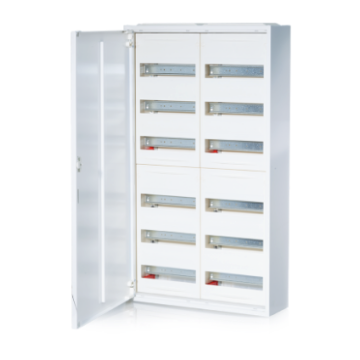 f-tronic lege veldverdeler 2x6-rijen 144 modules 550x950x165 mm