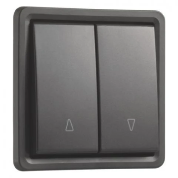 Niko Hydro spuitwaterdicht opbouw jaloezieschakelaar - zwart (761-35910)