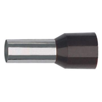 Klauke adereindhuls geïsoleerd 6 mm2 hulslengte 12mm zwart - per 100 stuks (175S)