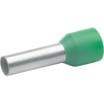 Klauke adereindhuls geïsoleerd 6mm2 hulslengte 12mm groen - per 100 stuks (17512)