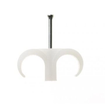 HEKON spijkerclips dubbel 16-19mm - naturel per 100 stuks
