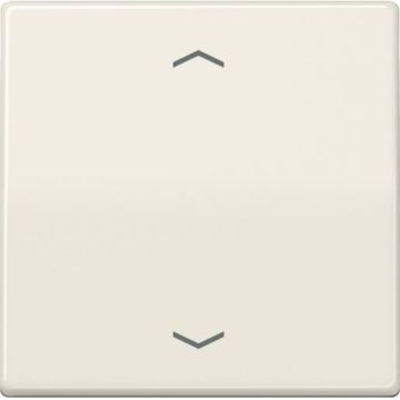 JUNG AS500 stuurafdekking standaard "pijlen" - crème wit (AS 1700 P)