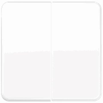 JUNG CD500 stuurafdekking standaard 2-voudig - alpin wit (CD 1702 WW)