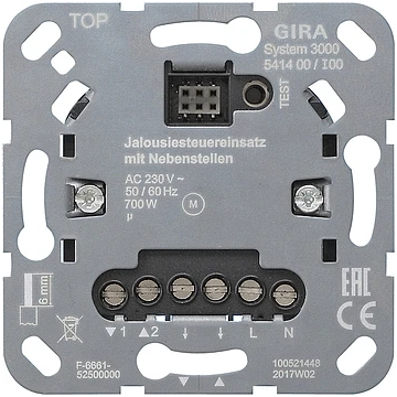 Gira Systeem 3000 jaloezie basiselement + neveningang