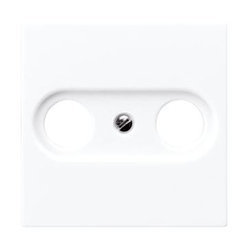 JUNG centraalplaat radio/tv - as500 alpin wit (A561PLTVWW)