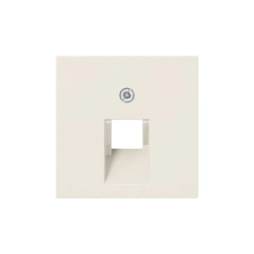 JUNG AS500 afdekking voor UAE/IAE 1-voudig crèmewit