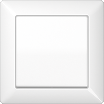 JUNG bedieningswip met afdekraam as500 alpin wit (AS590WW)