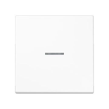 JUNG enkele wip met lens - LS range alpin wit (LS990KO5WW)