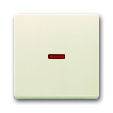 ABB Busch-Jaeger bedieningswip wissel -en kruisschakelaar met controlelamp - Future Linear ivoorwit (1789-82)