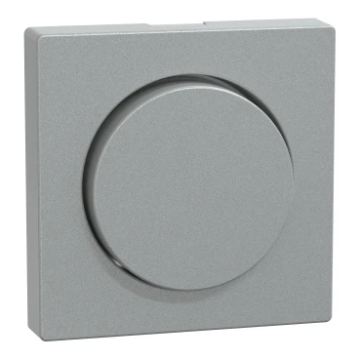Merten by Schneider Electric centraalplaat draaidimmer - Systeem-M aluminium (MEG5250-0460)