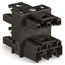 Wago 770-607 WAG VERDELER 3-V 3-POL ZWART