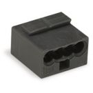 Wago micro lasklem 4-voudig 0,6-0,8mm² donkergrijs per 100 stuks (243-204)