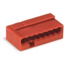 Wago micro lasklem 8-voudig 0,6-0,8mm² rood per 50 stuks (243-808)