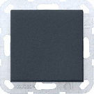Gira tastschakelaar uit-wisselschakelaar rechtstaand - systeem 55 zwart mat (0121005)