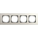 Gira Esprit afdekraam 4-voudig linoleum-multiplex lichtgrijs