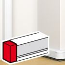 Legrand DLP snap-on wandgoot eindschot wit (075612)