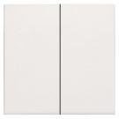 Niko afwerking voor dubbele elektronische schakelaar of drukknop - Original White (101-31004)