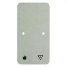 Hager Berker opbouw bodemplaat montageplaat tweevoudig t.b.v. 2-V combinaties  - crème wit (105440)