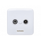 Technetix coax stopcontact opbouw (11200200)