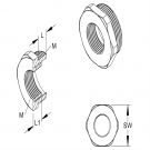 Niedax 1893M3225 KLEI VERL.RING METR.M32-M25