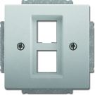 ABB Busch-Jaeger cpl 2 x MJ 216000-2/216005-4 pure rvs (2561-02-866)