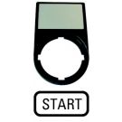 Eaton M22S-ST-GB1 EAT TEKSTPLAAT DRAGER 