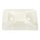 HellermannTyton TY8G1S-PA66-NA-C1 HELL KLEEFZADELS TRANSP per 100