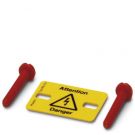 Phoenix Contact WS 4-6 WAARSCHUWINGSLABEL - per 10 stuks (1004209)
