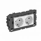 OBO stopcontact met randaarde 2-voudig (STD-D0C8 RW2)