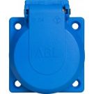 ABL machine contactdoos inbouw 2-polig IP54 blauw (1661-050)