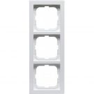 ABB Busch-Jaeger drievoudig renovatie afdekraam 85mm Future Linear - studiowit glans (1723F85-84)