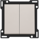 Niko Original - Dubbele Bedieningswip Lichtgrijs 102-61505