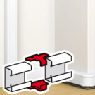Legrand DLP snap-on wandgoot koppelset wit (075661)