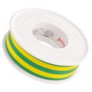 Coroplast isolatietape 15mm x 10 meter groen/geel (103246)