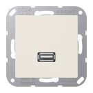 JUNG afdekking A(S)500 creme wit voor 1xUSB (MAA1122)