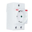 ABB wandcontactdoos met randaarde din-rail (2CSM210000R0721)