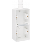Niko New Hydro - Onderbak 2-voudig Alpinwit 701-84251