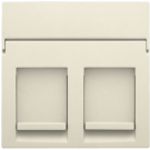 Niko Original - Centraalplaat RJ45 crème 100-65200
