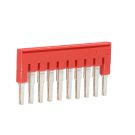 Phoenix Contact doorverbindingsbrug voor rijgklem 10-polig 5,2 mm - rood (FBS 10-5)