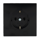 JUNG LS990 stopcontact met randaarde zwart